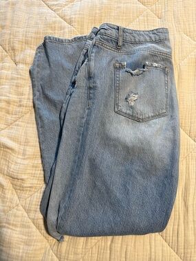 Zenana Outfitters Light Blue Straight Leg Jeans